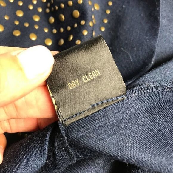 NICOLE MILLER Artelier Small Metal Stud Dress | Knee length sheath - Picture 8 of 13